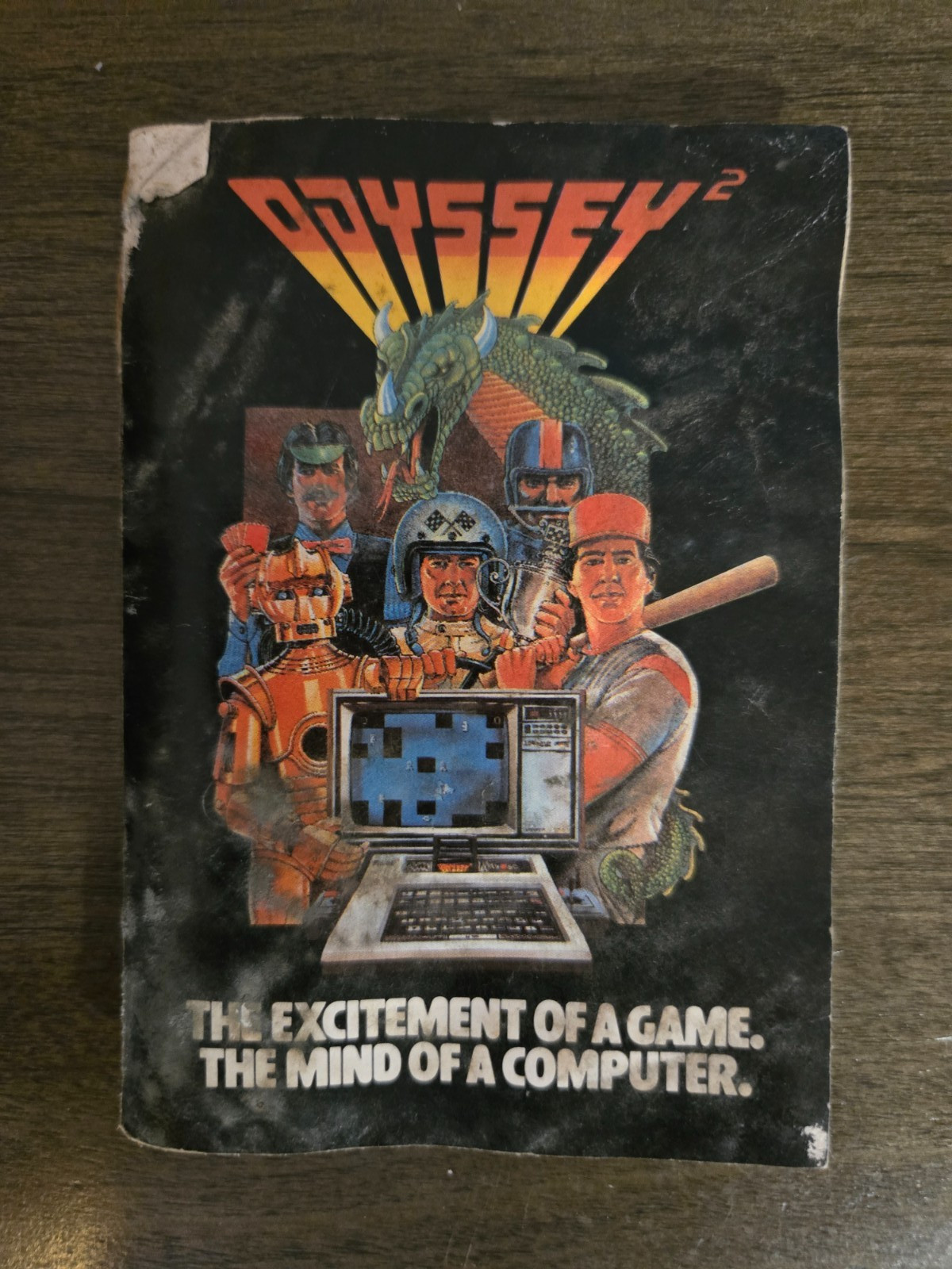 Vintage Magnavox Odyssey 2 Video Game Console + Alien Invades TESTED, Works