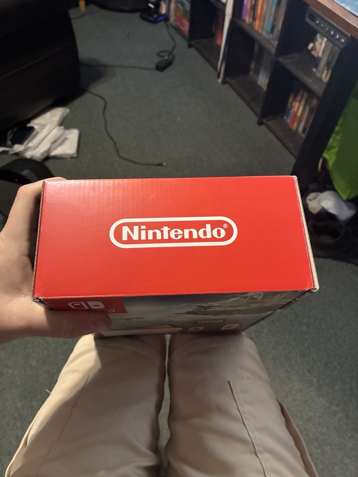 Nintendo Switch Console Zelda Edition Box – EMPTY PACKAGING ONLY