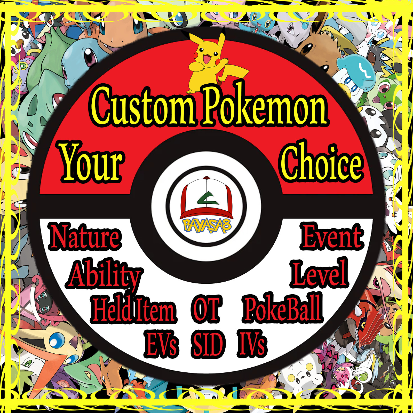 Pokémon Custom ⚡ Scarlet & Violet, SWSH, BDSP, Arceus, LGPE ⚡ Ultimate Builds