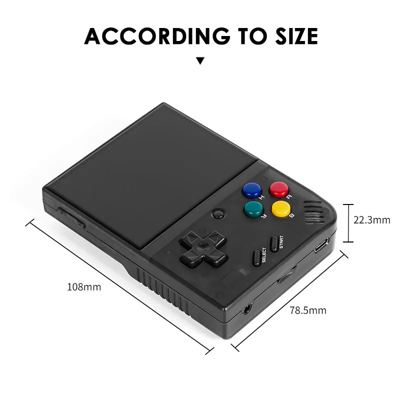 Portable Retro Handheld Game Console V2 Mini+ IPS Screen Linux Children Gift