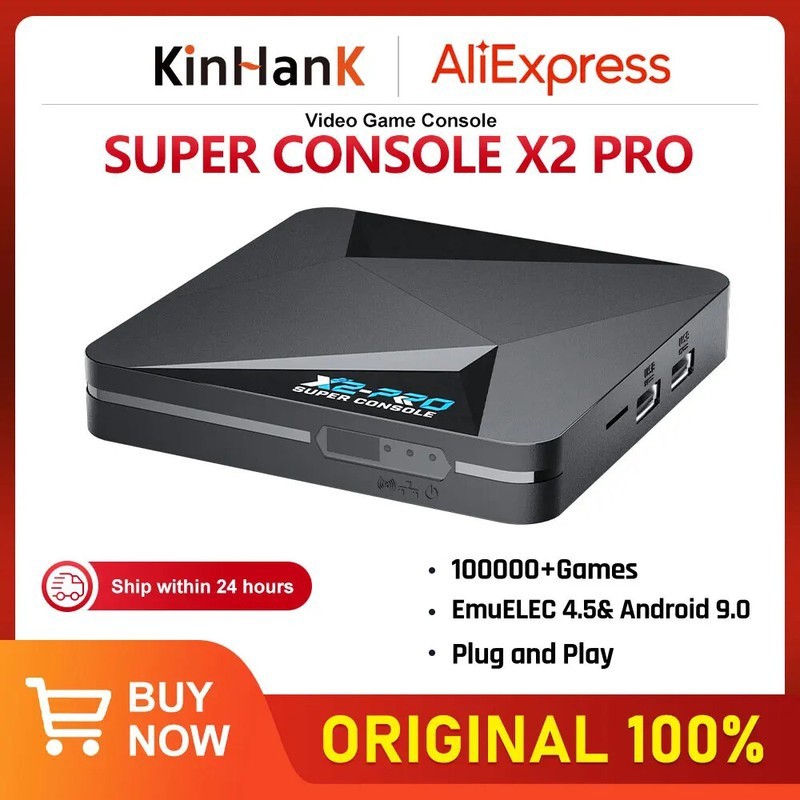 Super Console X2 Pro Game Box Retro Video Game Console TV Box 100000 Video Games