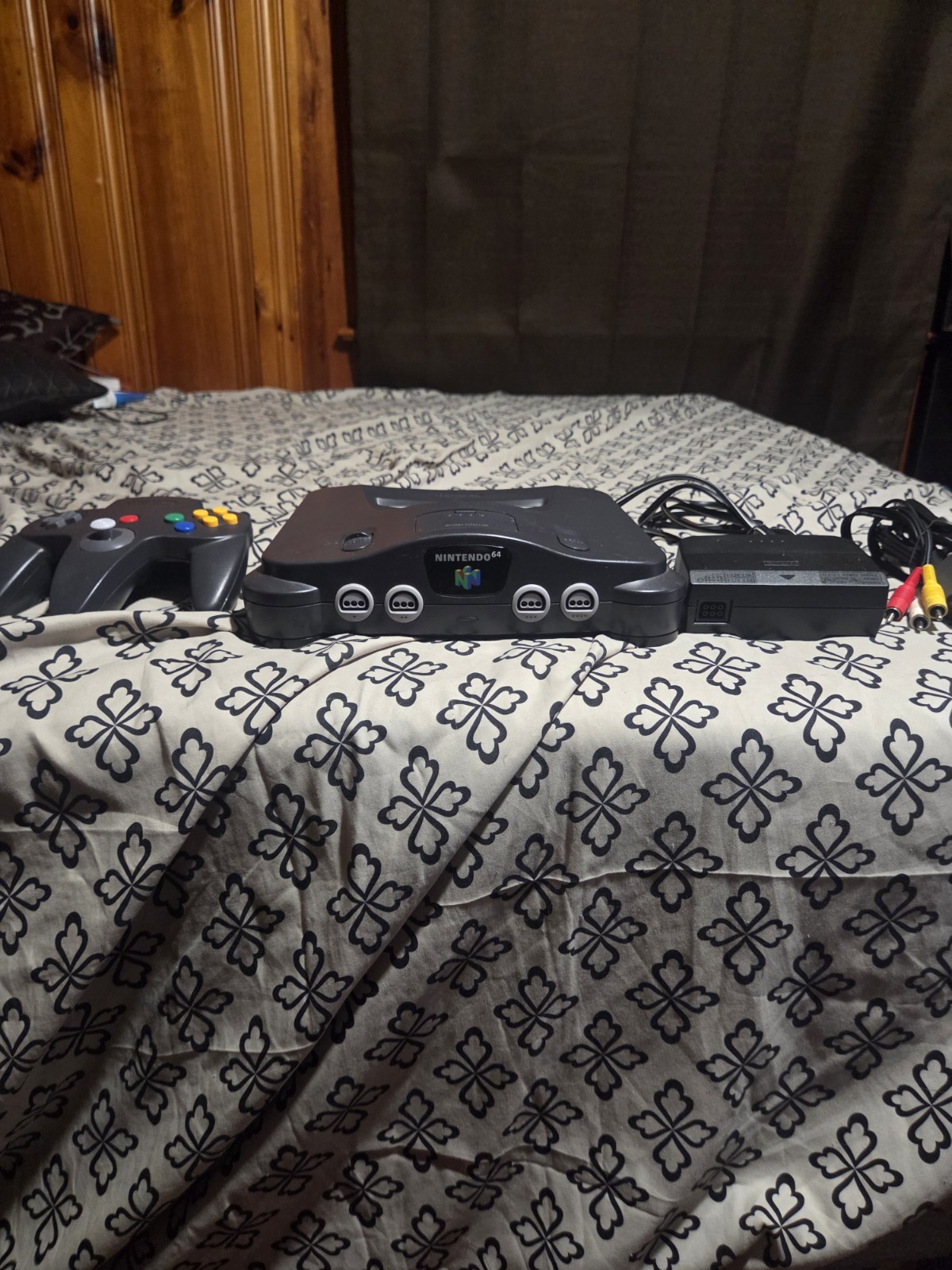 Nintendo 64 N64 Console 1 Controllers 1 Game W/ Jumper Pack Working