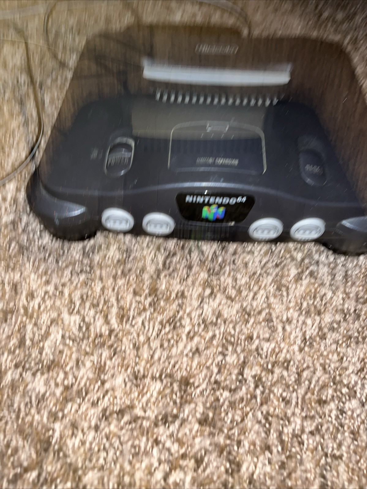 Nintendo 64 N64 Console With OEM Power Adapter ONLY- TESTED- WORKING-