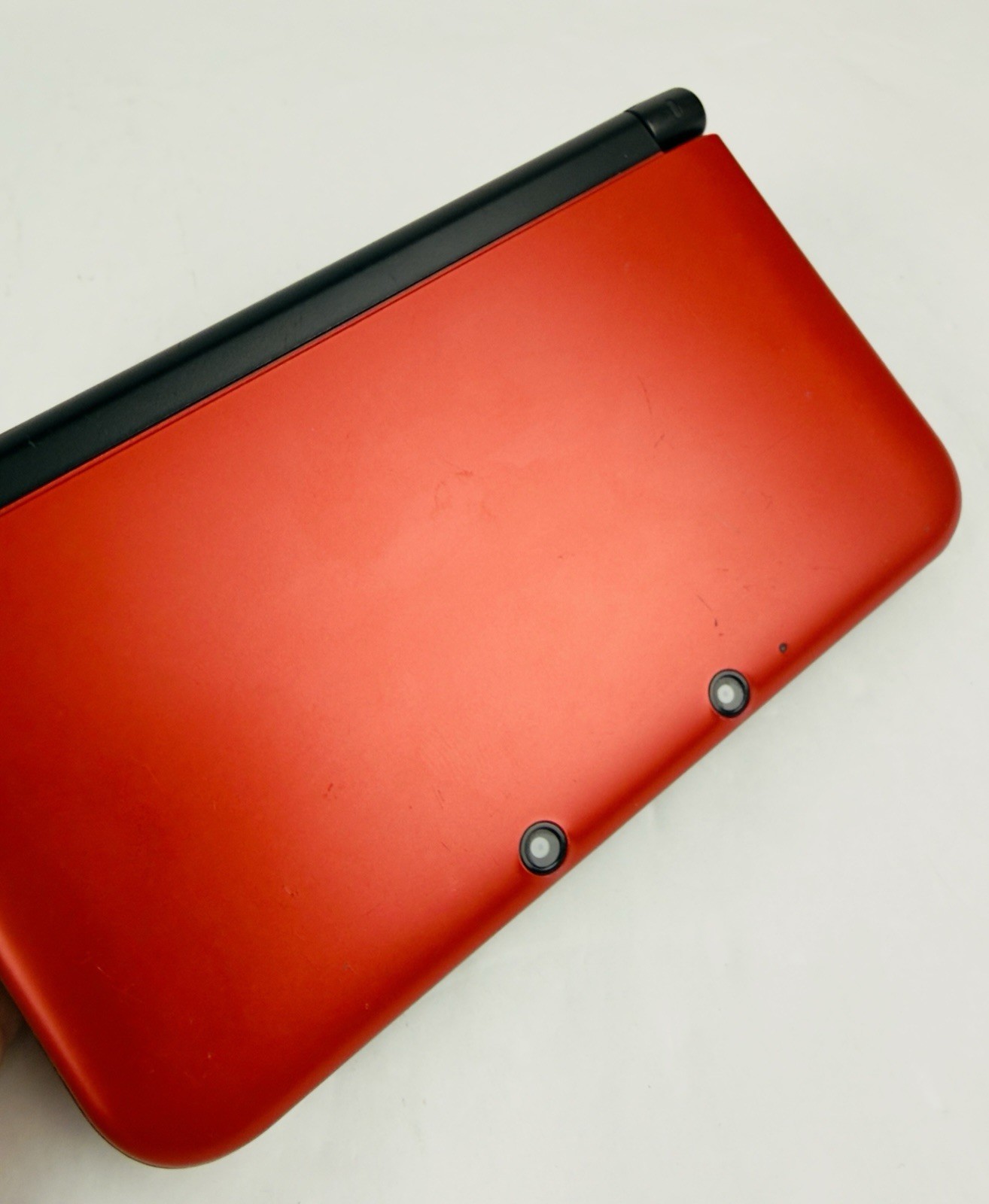 Nintendo 3DS XL Handheld Console – Red/ Black. Top Screen Not Backlit