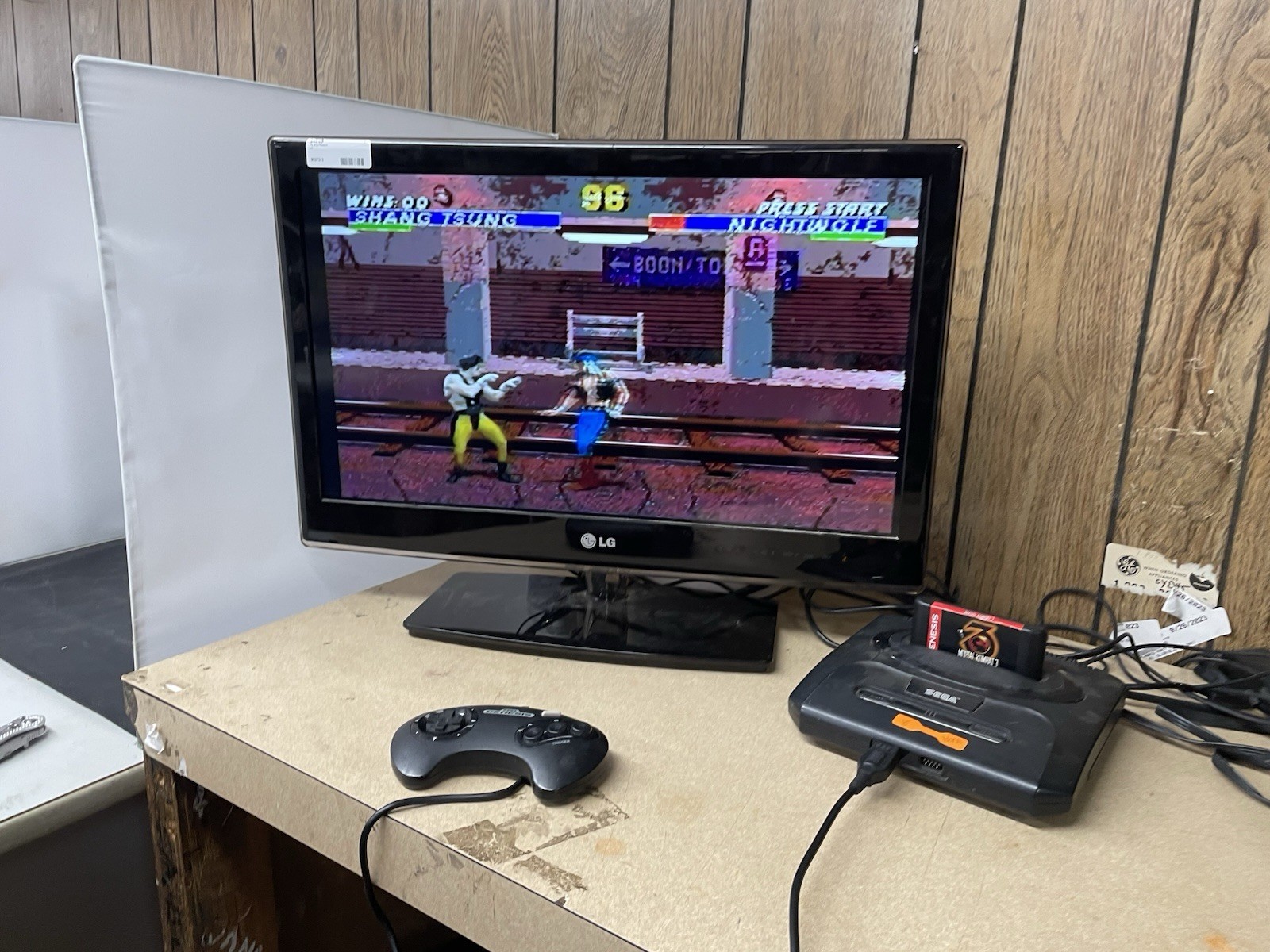SEGA Genesis II 16MB Home Console – Black-Console Only-Tested