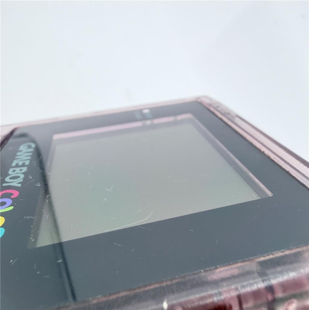 Nintendo Game Boy Color CGB-001 Purple Clear Handheld Console Tested Working