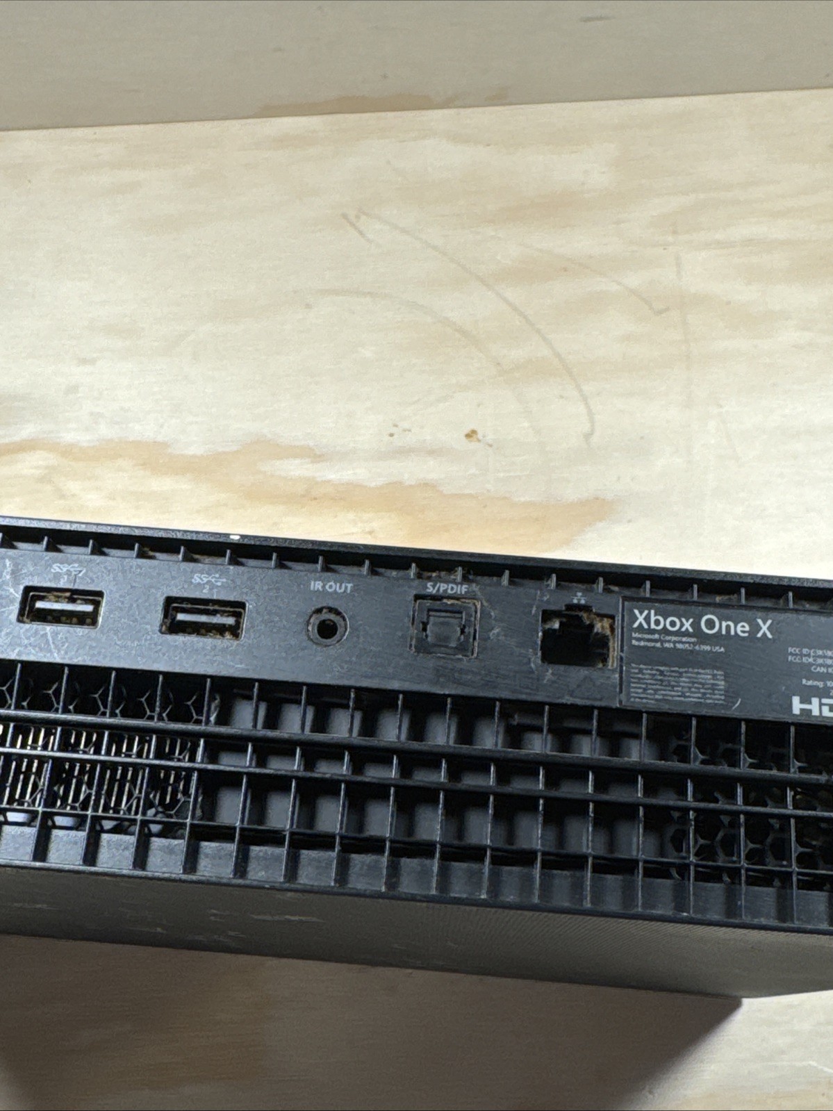 Microsoft Xbox One X 1787 1TB Black Console PARTS ONLY! Not Turning On As-is