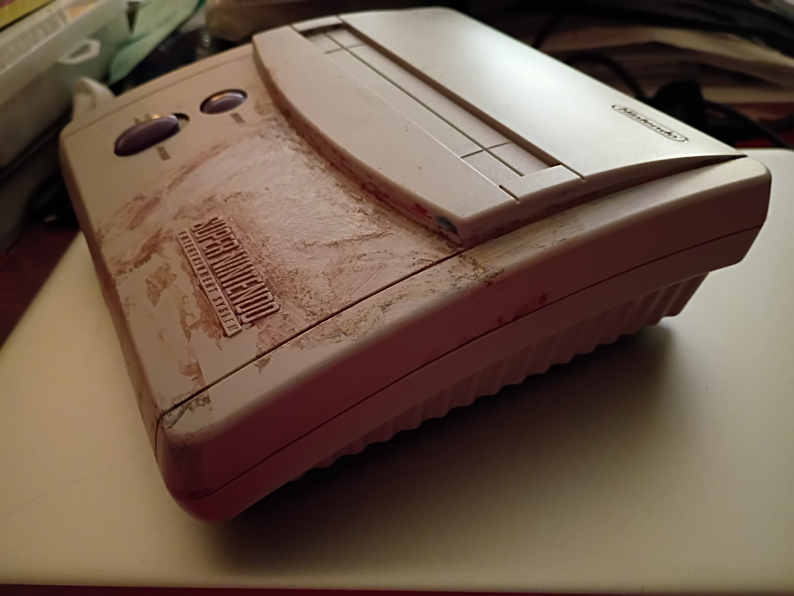 Super Nintendo SNES JR SNS101 REPLACEMENT SHELL ONLY – Please Read!