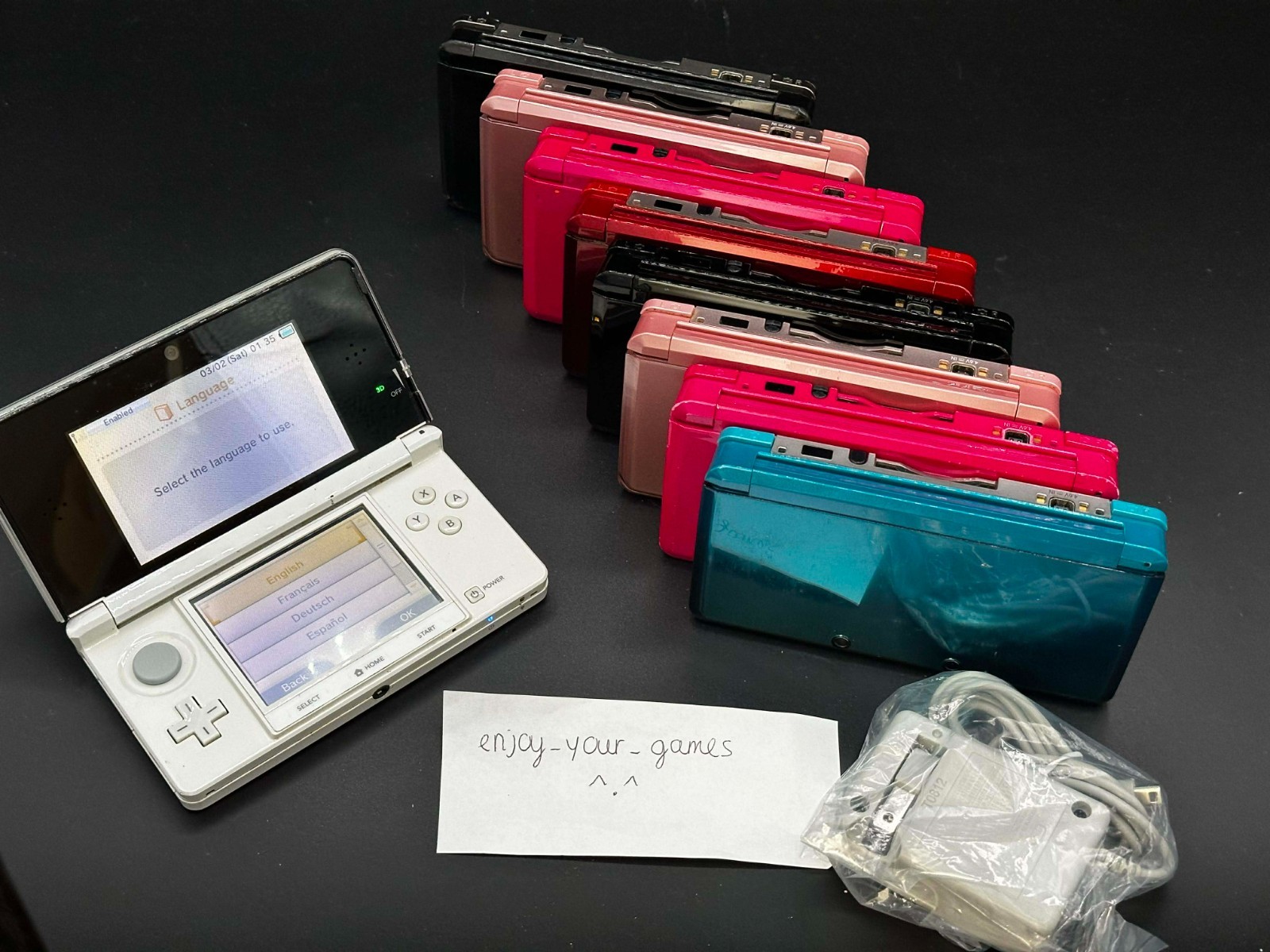 Nintendo 3DS & 3DS XL LL Tested | English | Charger | USA Seller – Ship in 1-DAY