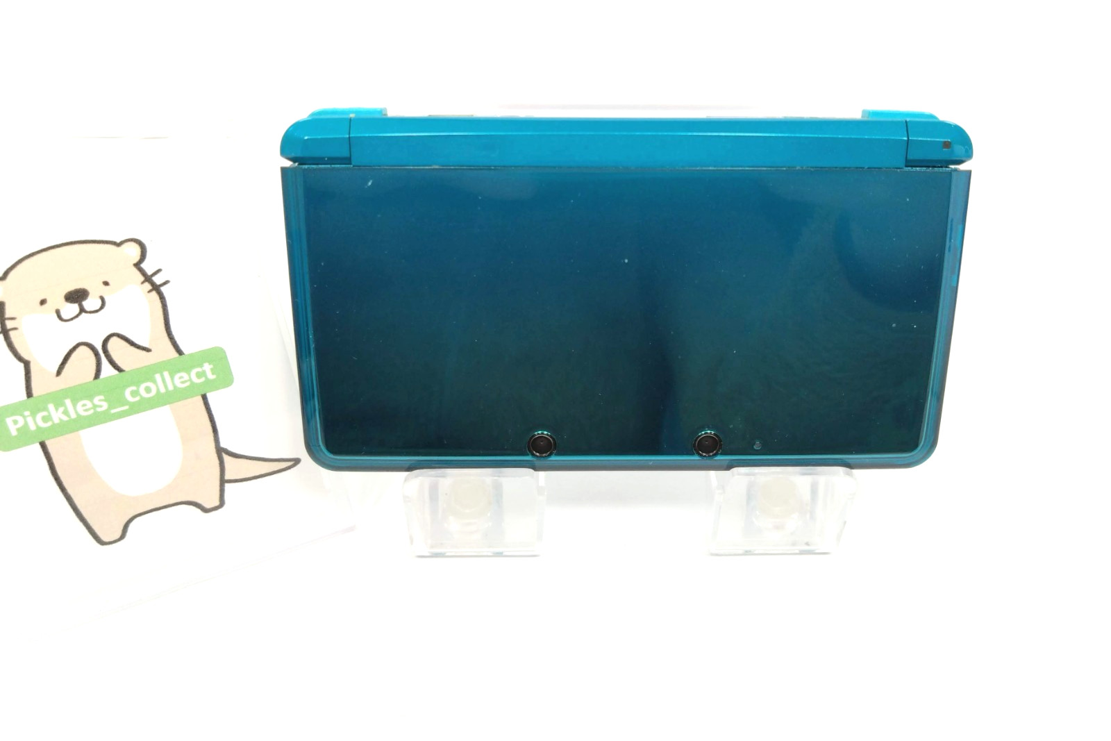 3DS Aqua Blue CTR-001 w/Stylus 4GB Language Japanese Tested Nintendo 0314H