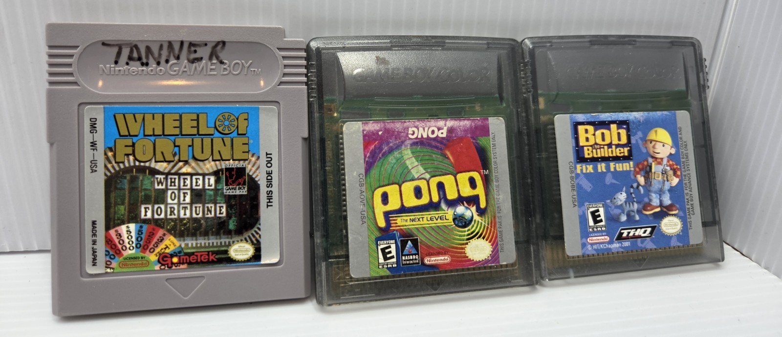 Nintendo Game Boy Color Purple Transparent & 9 Games Megaman Tetris Yoshi PacMan