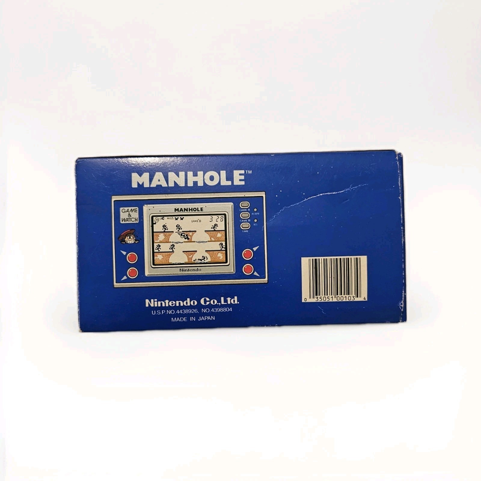 Nintendo Game & Watch Manhole NH-103 Wide Screen 1983 Rare Original Box Working