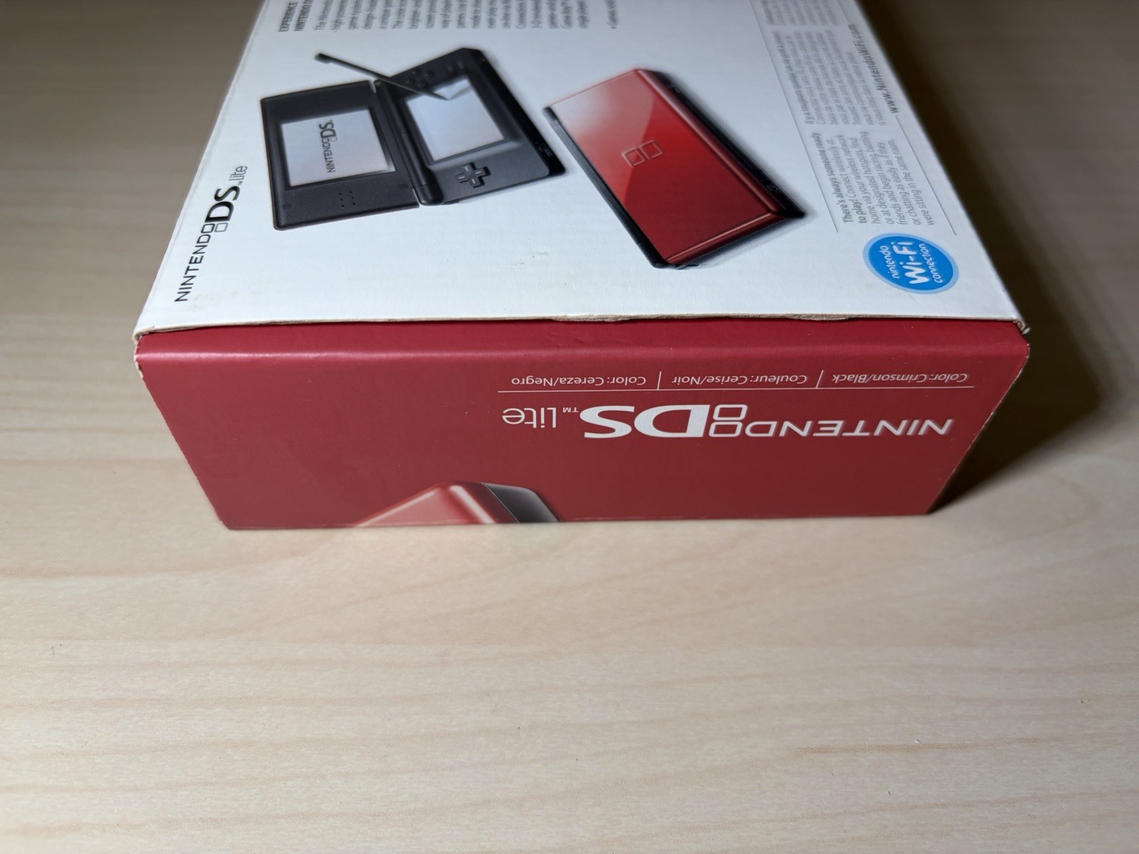 Mint Box – Nintendo DS Lite – Crimson Red Black – Console – Complete – Very Good