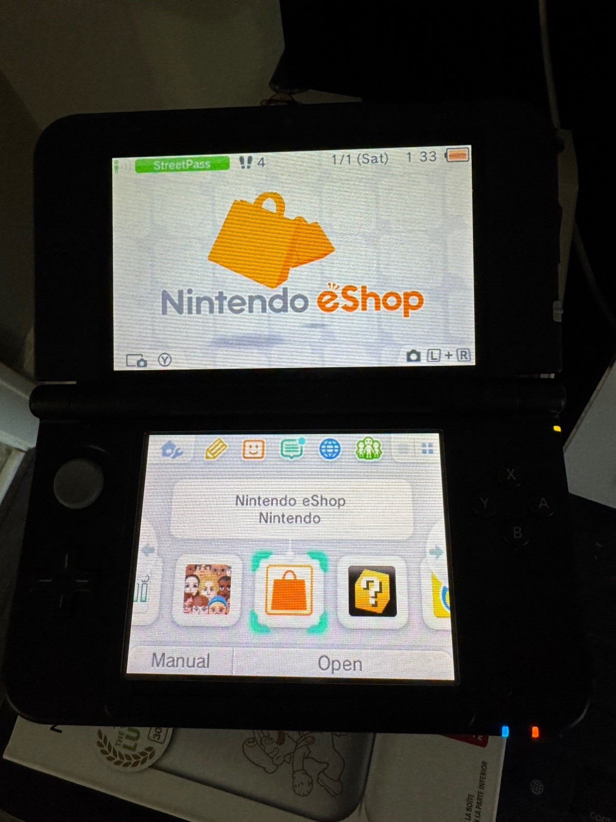 Nintendo 3DS XL Mario & Luigi Dream Team Silver Edition Original Box US Complete