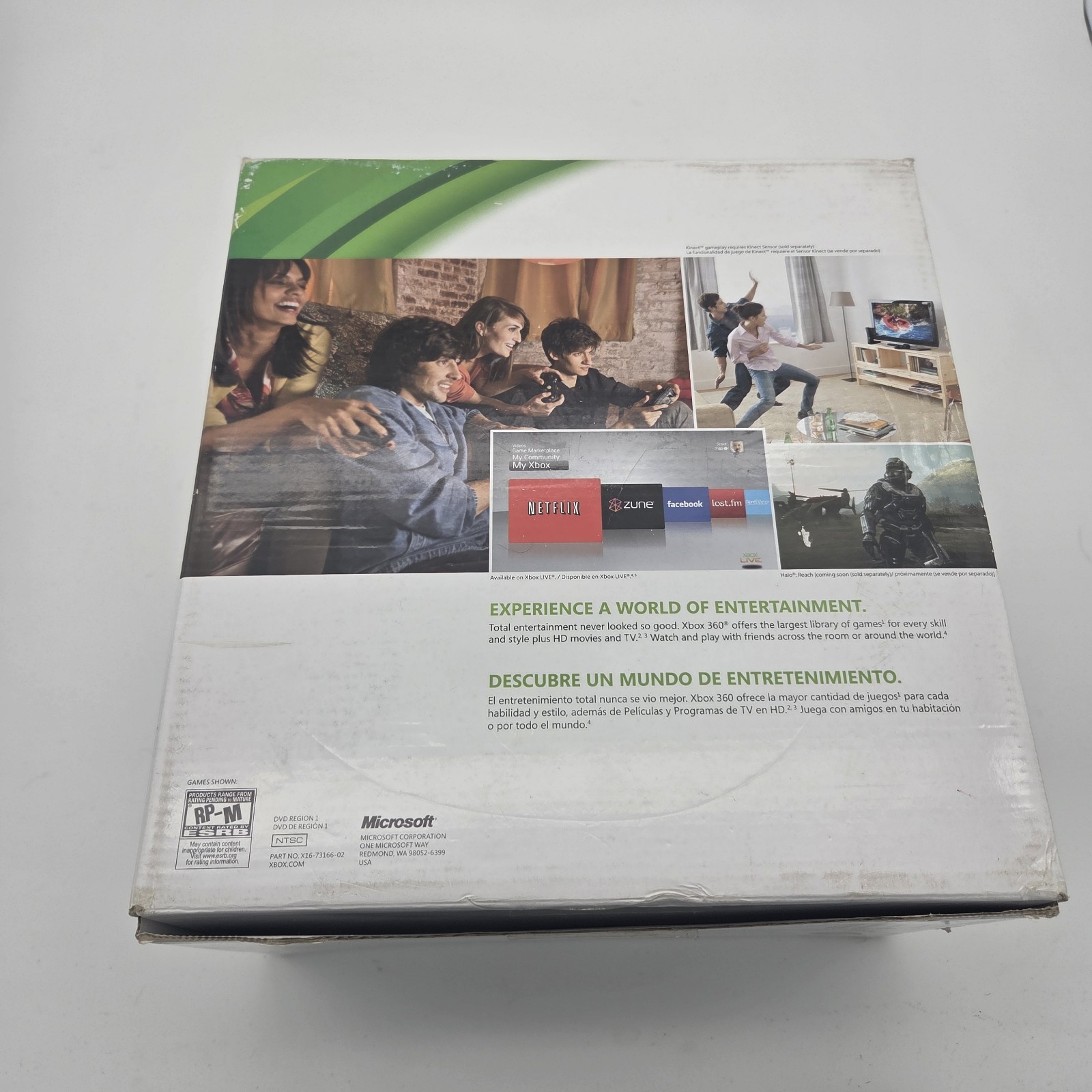 Microsoft Xbox 360 Slim 4GB Black Matte Console Model 1439 Complete In Box VGC