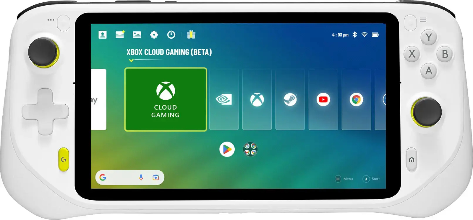 Logitech G CLOUD Handheld 1080P Touchscreen Portable Gaming Console Locked out