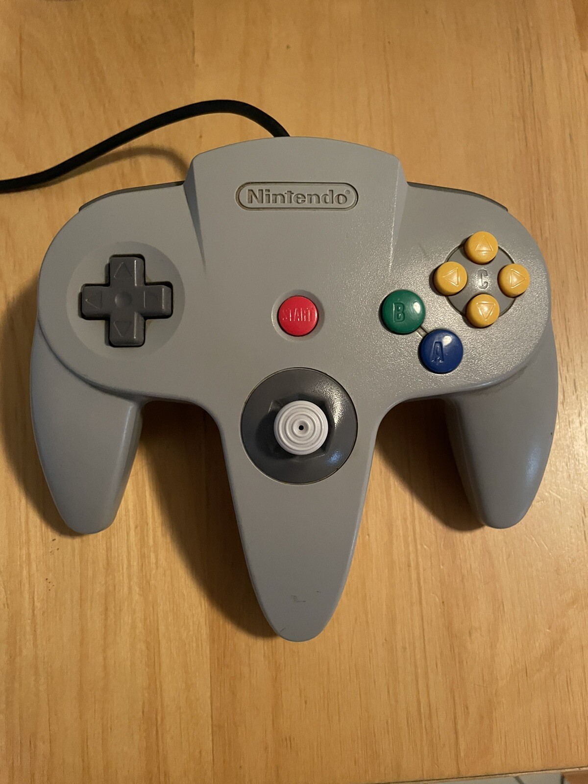 Nintendo 64 Console Cords And Light Gray Controller Tested Working Vintage N64
