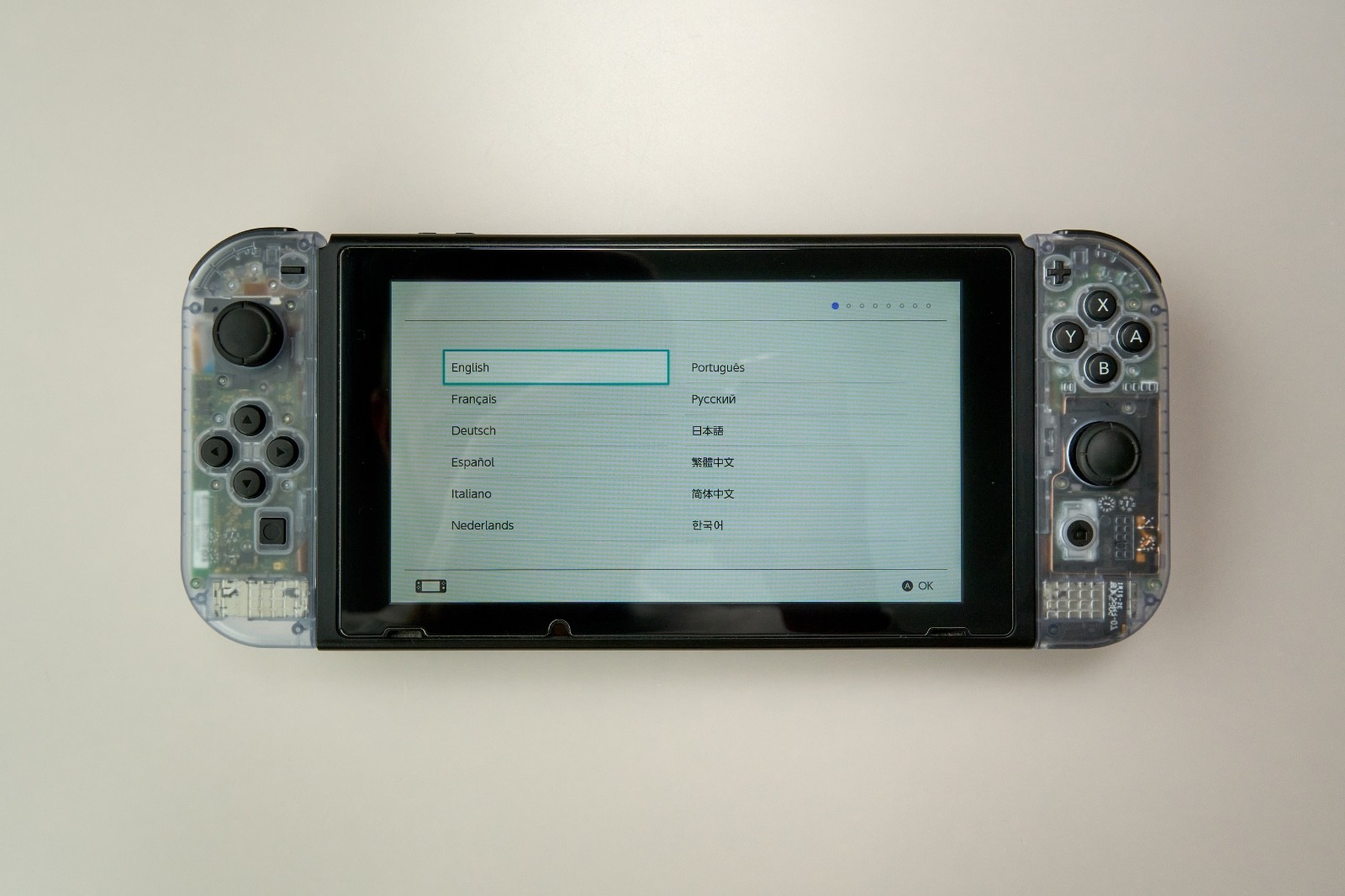 Nintendo Switch 32GB Handheld Console – Transparent