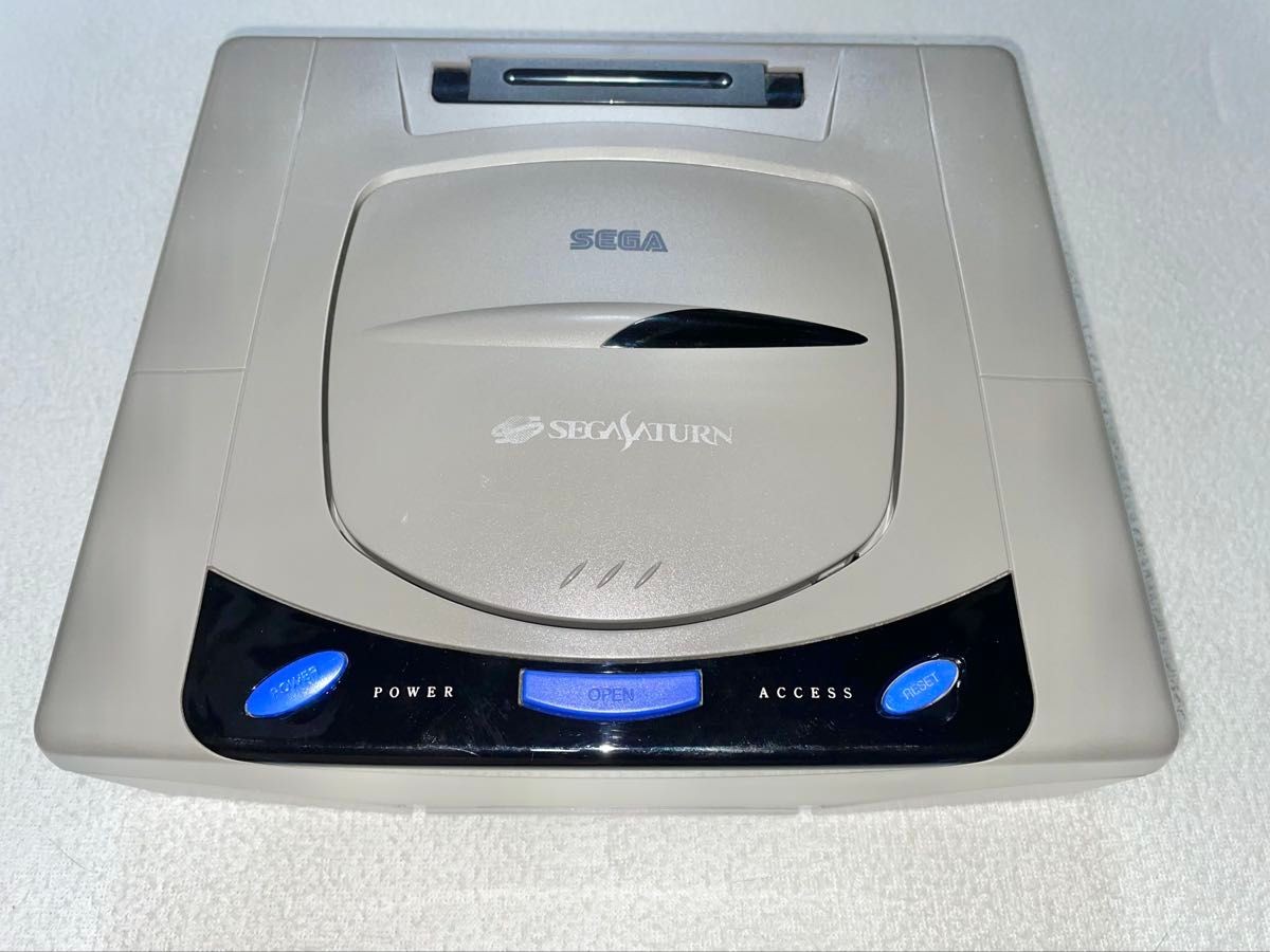 Sega Saturn HST-3200 Gray Console Only Tested As-Is Japan