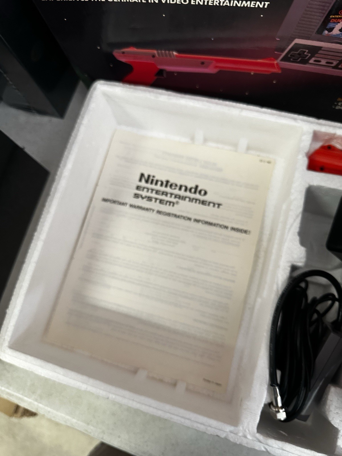 Nintendo NES Action Set Console – Complete In Box – Tested – Authentic – Clean!