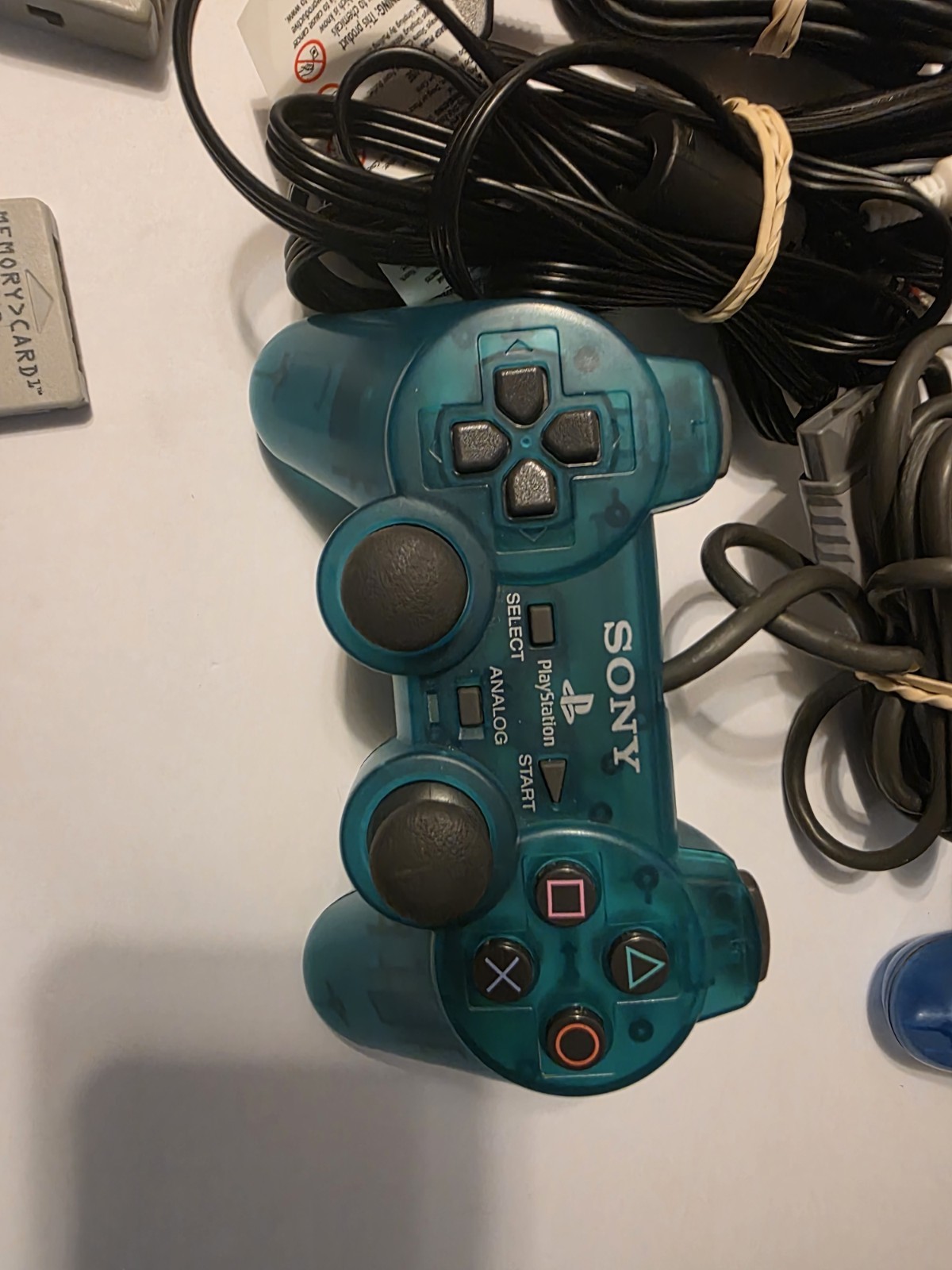 Sony PlayStation 1 Lot One Console One Game And Two Controllers See Description