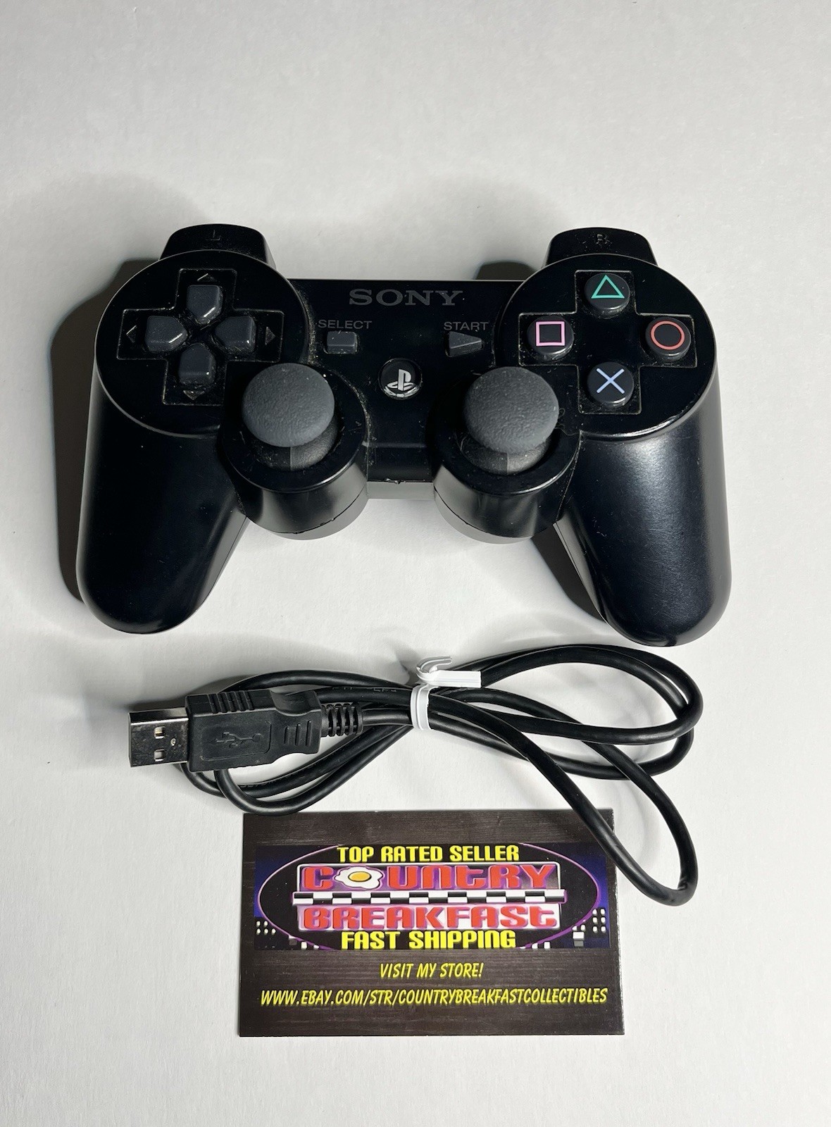 Sony Playstation 3 PS3 CECHP01 160GB Fat Console w Controller HDMI 4 Games Works