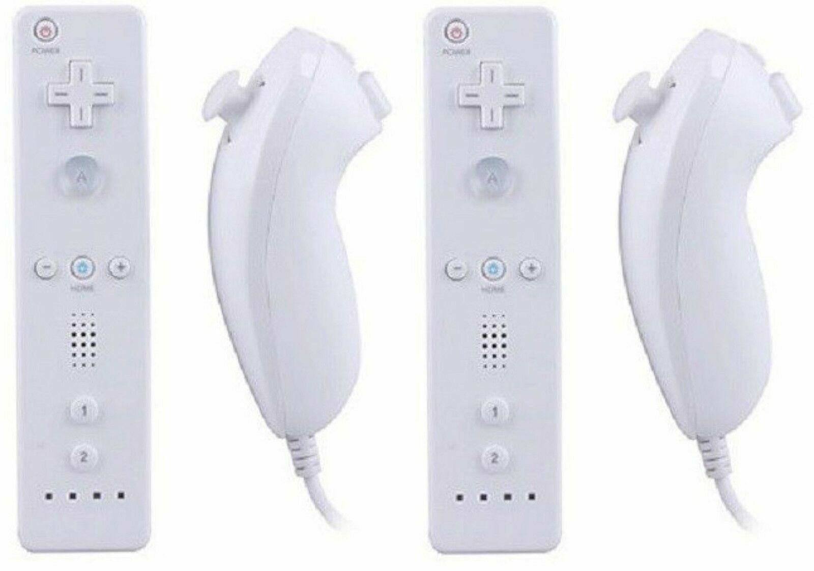 2-REMOTE Nintendo Wii System Bundle Set RVL-001 Console WHITE video game OG USA