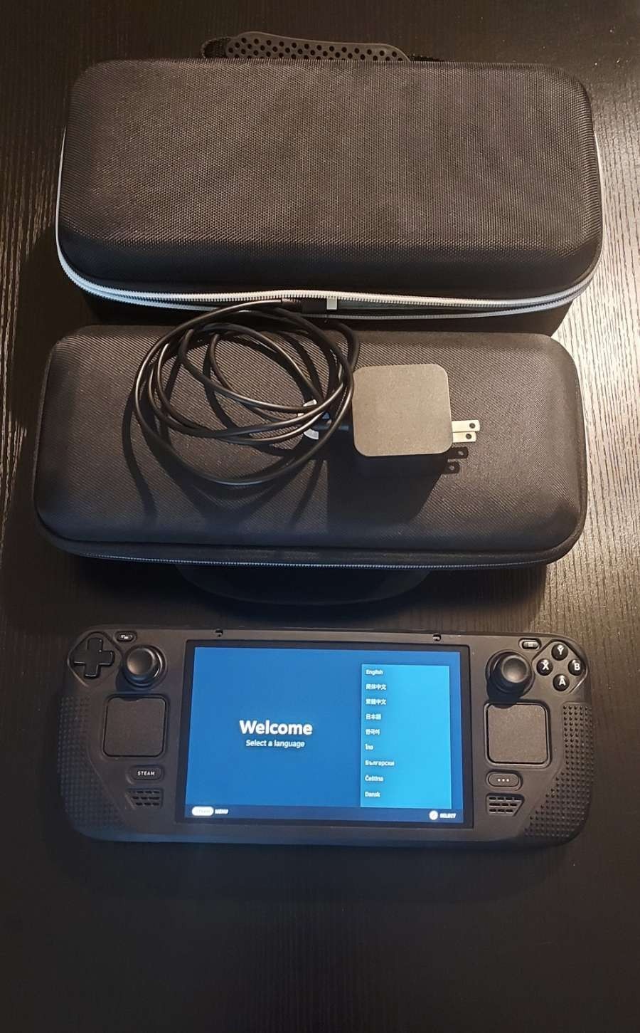 Valve Steam Deck LCD Handheld Console Black, 512gb With 2Carrying Case +1tb chip