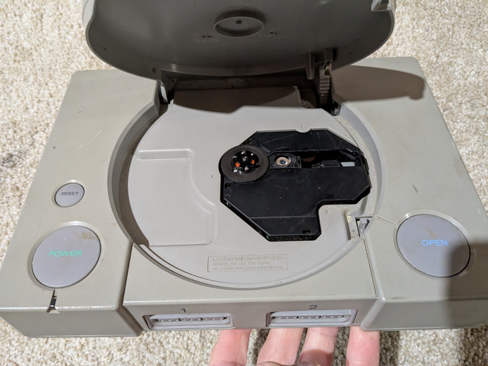 Sony Playstation 1 PS1 Console Bundle 1 Controller 2 Games Tested Parts Repair