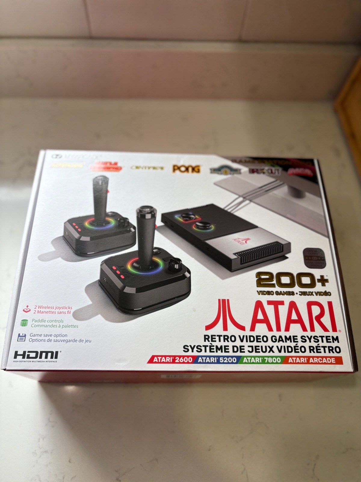 My Arcade Atari GameStation Pro Plug N Play Video Game Console 200+ Games – New
