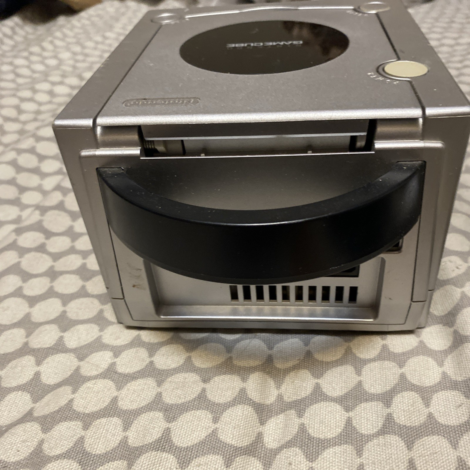 Platinum GameCube Works With Two Controllers Original Cords Tested Read