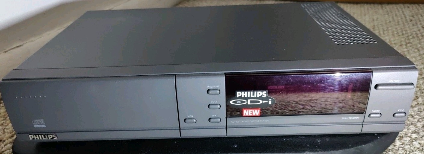 Philips CDi Console CDi 220 Matchline,Game,RCA Cable And current,do not control.