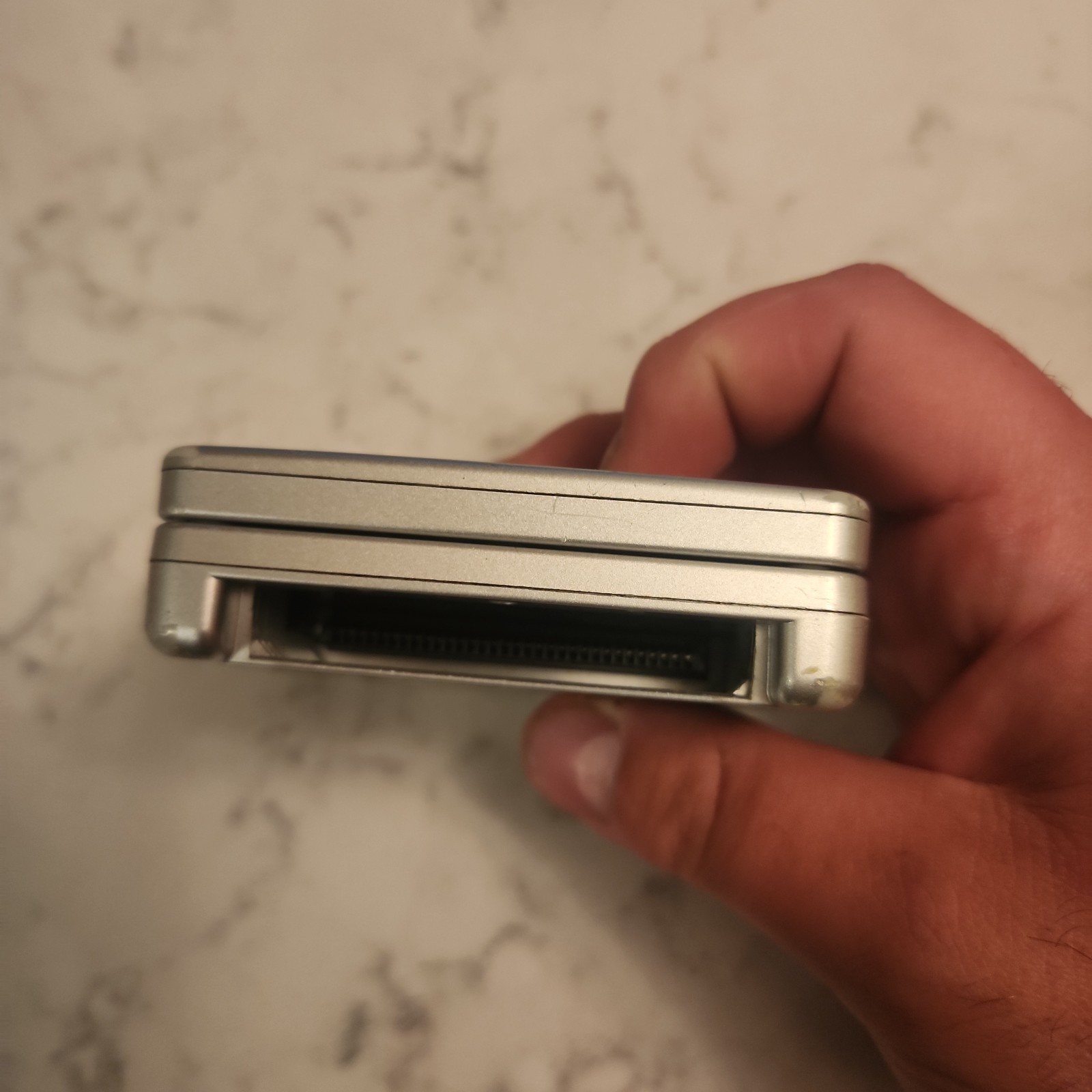 Game Boy Advance GBA SP AGS 001 Handheld System – Silver – Tested/Works