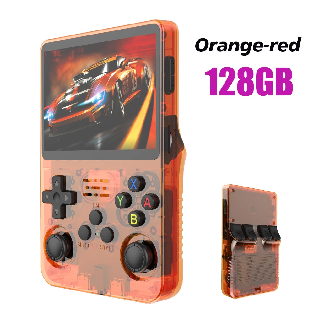 Retro Handheld Video Game Console Linux System 3.5 Inch IPS Screen R35S Pro