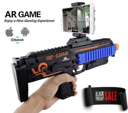 AR GUN Shooting Game Bluetooth Controller w/ Super Battery & Smart Phone Holder