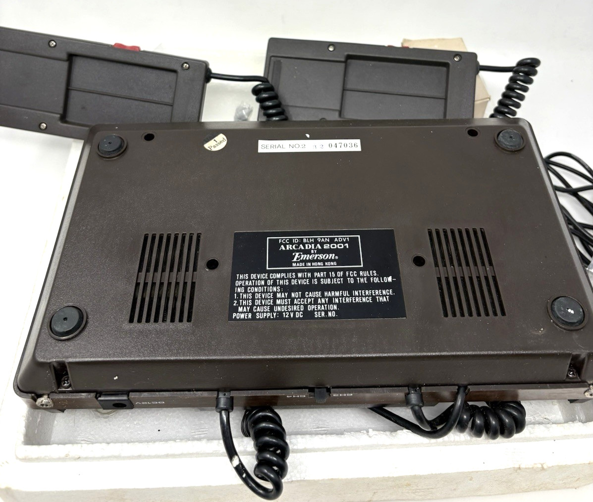 Emerson ARCADIA 2001 Video Game Console UNTESTED AS FOUND FOR PARTS ONLY