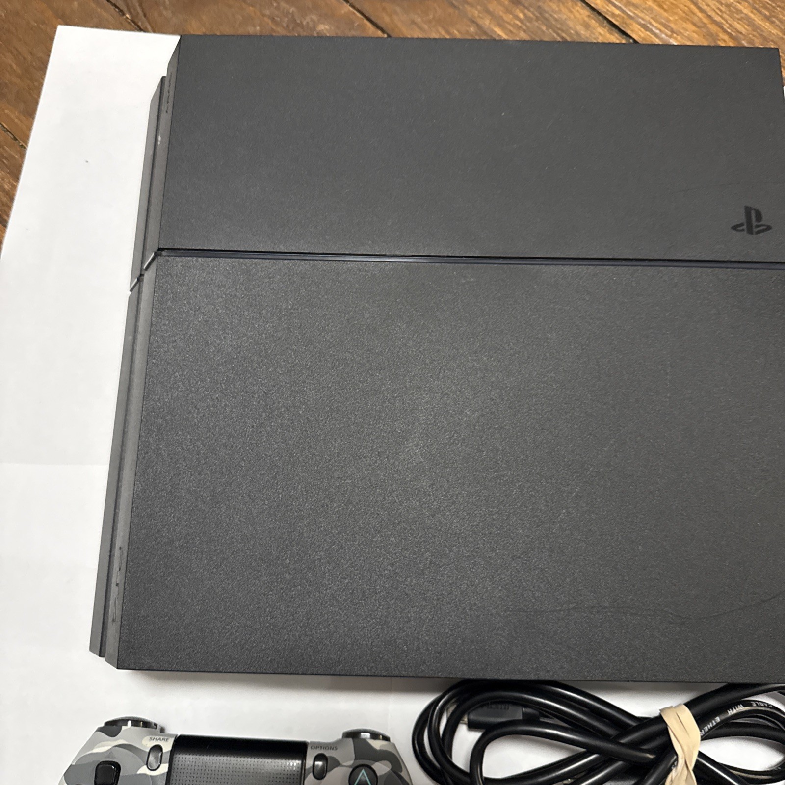 Sony Playstation 4 500GB Black Console PS4 W/ Controller & Cords Tested Working!
