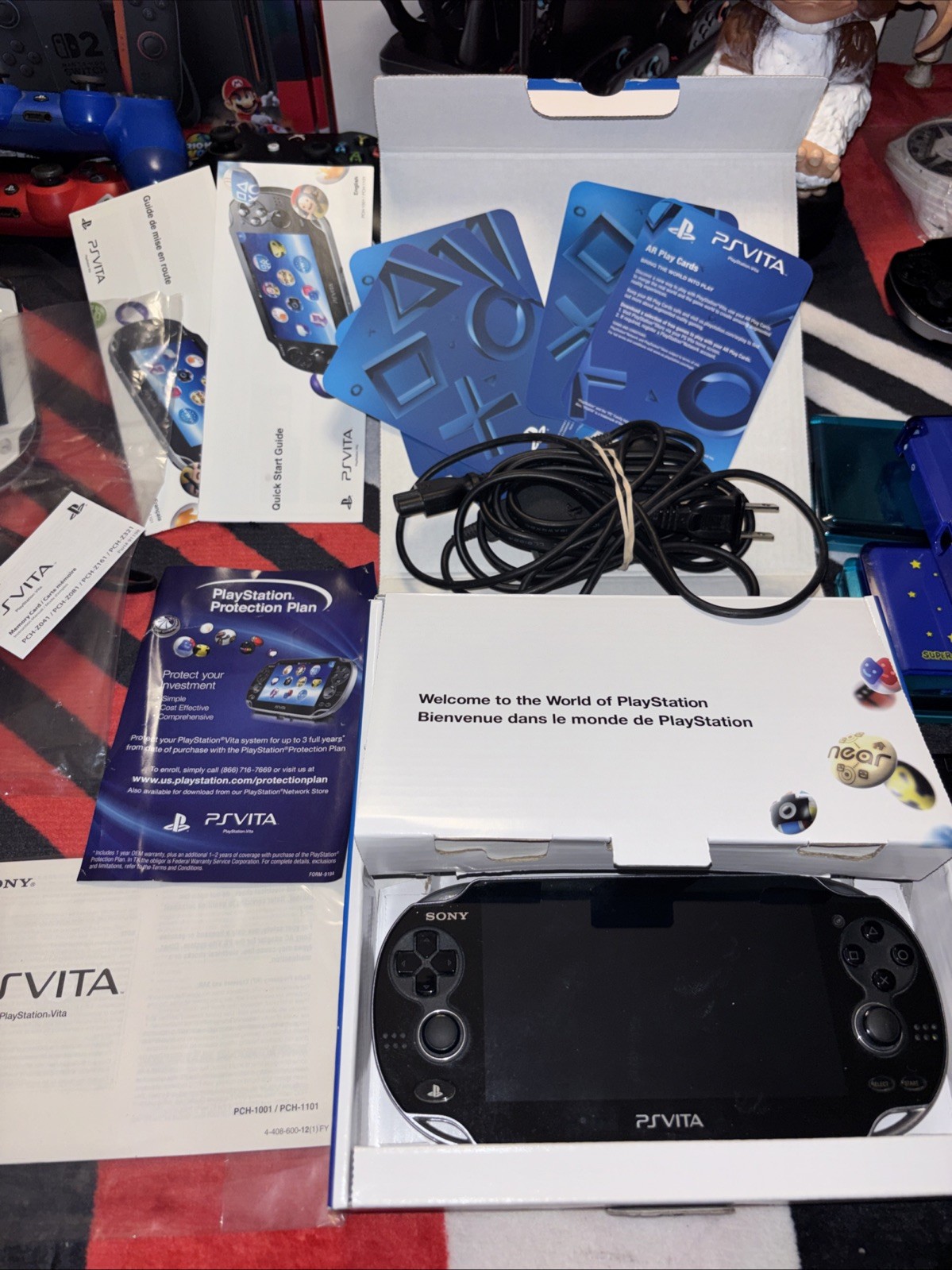 Sony PlayStation Vita PCH-1001 Black WiFi Gaming Handheld System