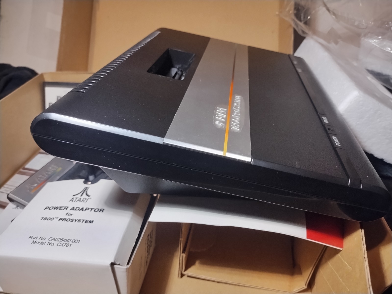 Atari 7800 Console System in Box Excellent Condition Matching Serial #
