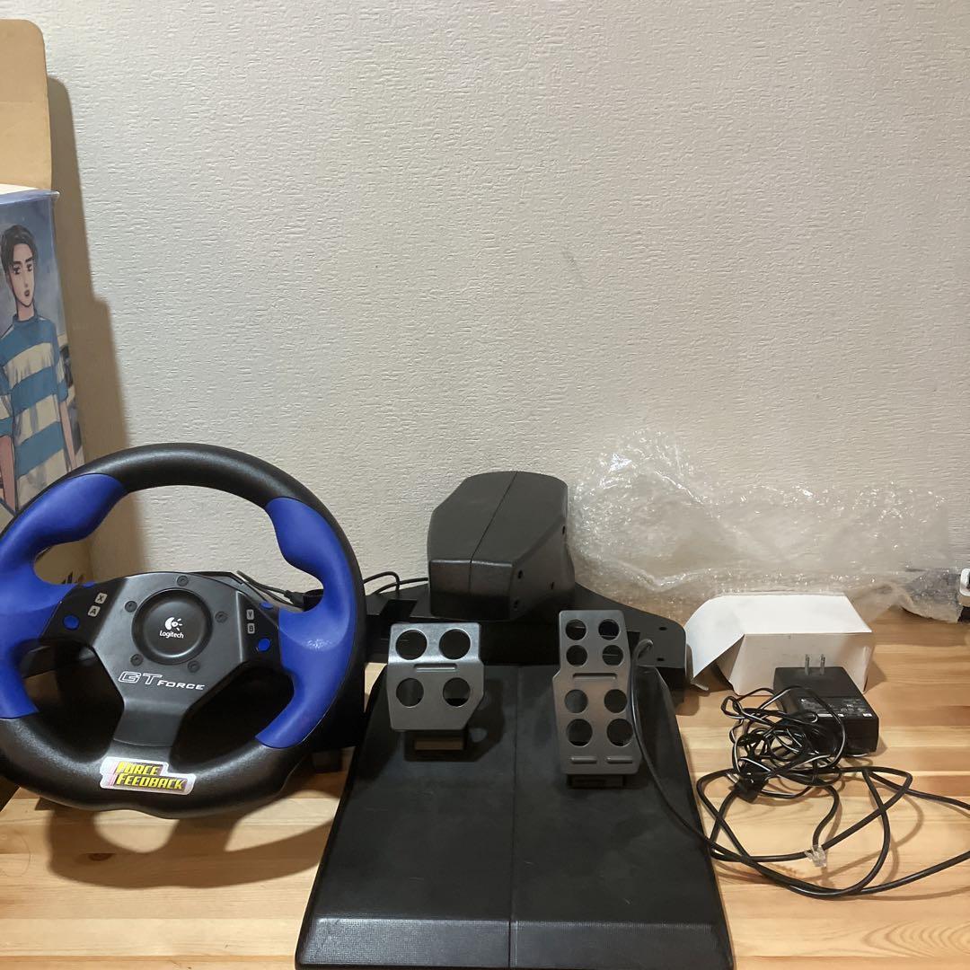 PS2 Sony GT Force Initial D version Logitech Drift AE86 Game Race Used