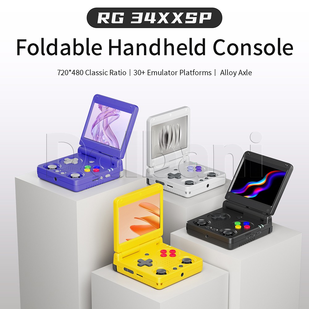 RG 34XXSP Anbernic Indigo Handheld Retro Game Console 3.4″ H700 3300mAH Linux