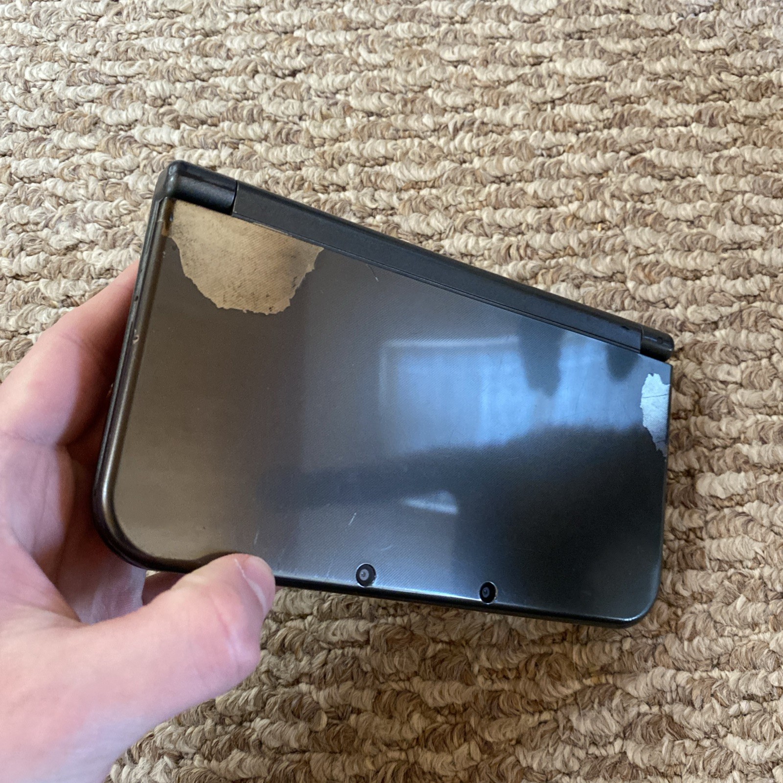 New Nintendo 3DS XL Metallic Black USA With Charger And Stylus Good Screens