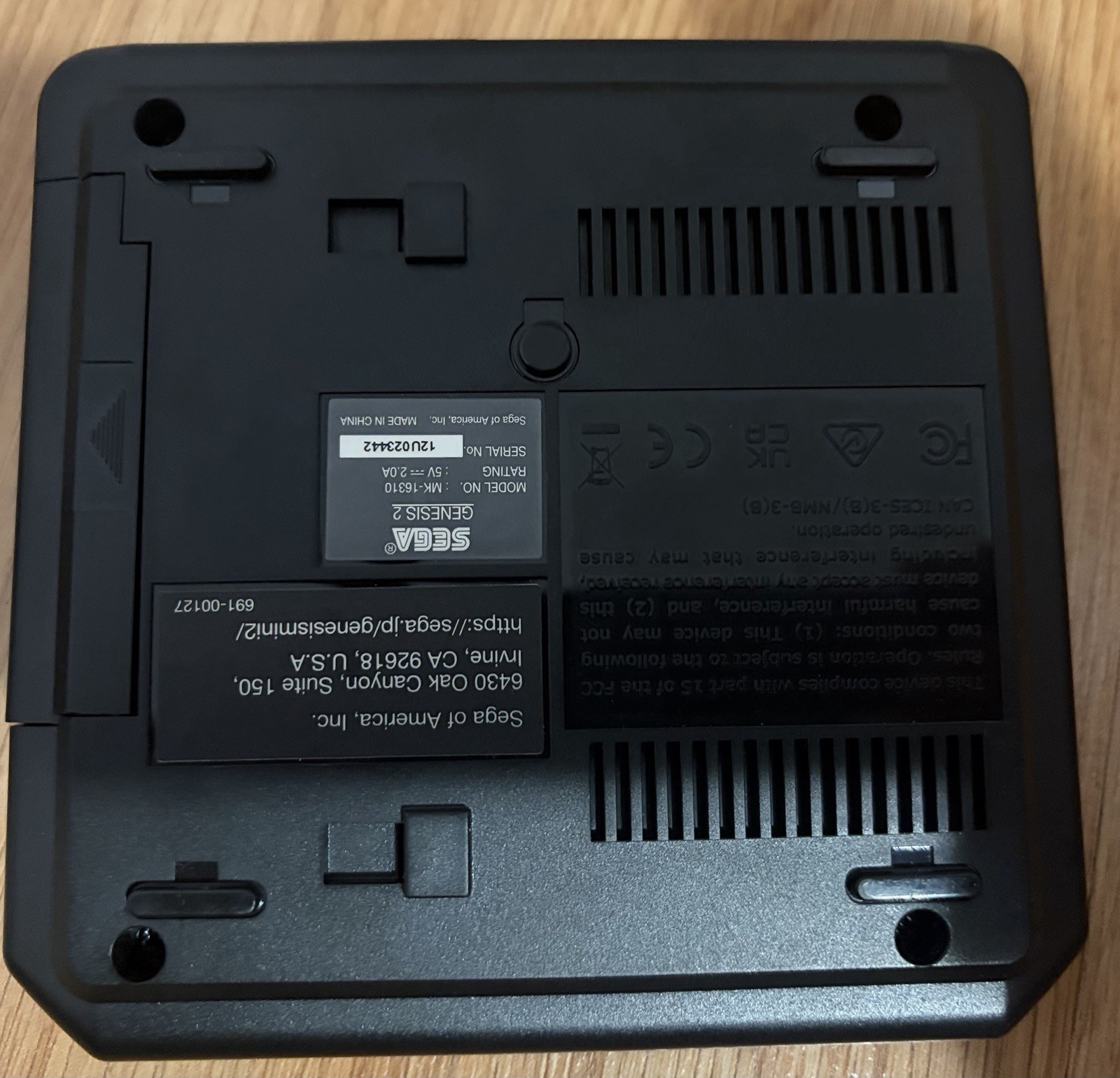 Sega Genesis Mini 2 US Version Controller Power Cable and Adapter