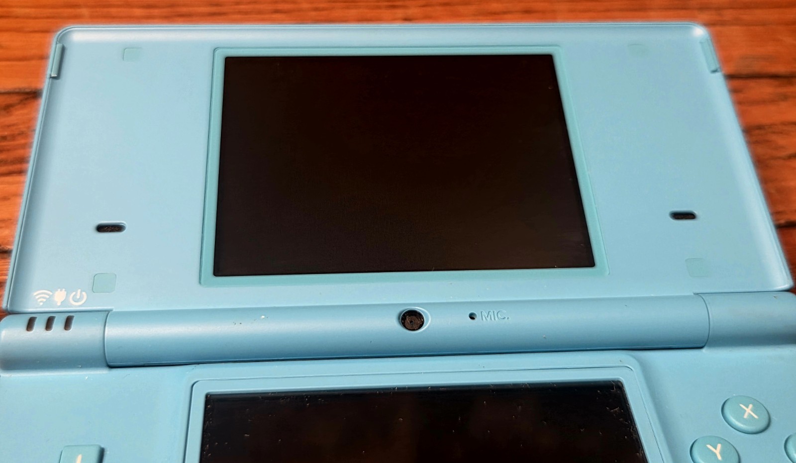 Nintendo DSi Blue Handheld Game Console TWL-001 USA Stylus + Charger Tested