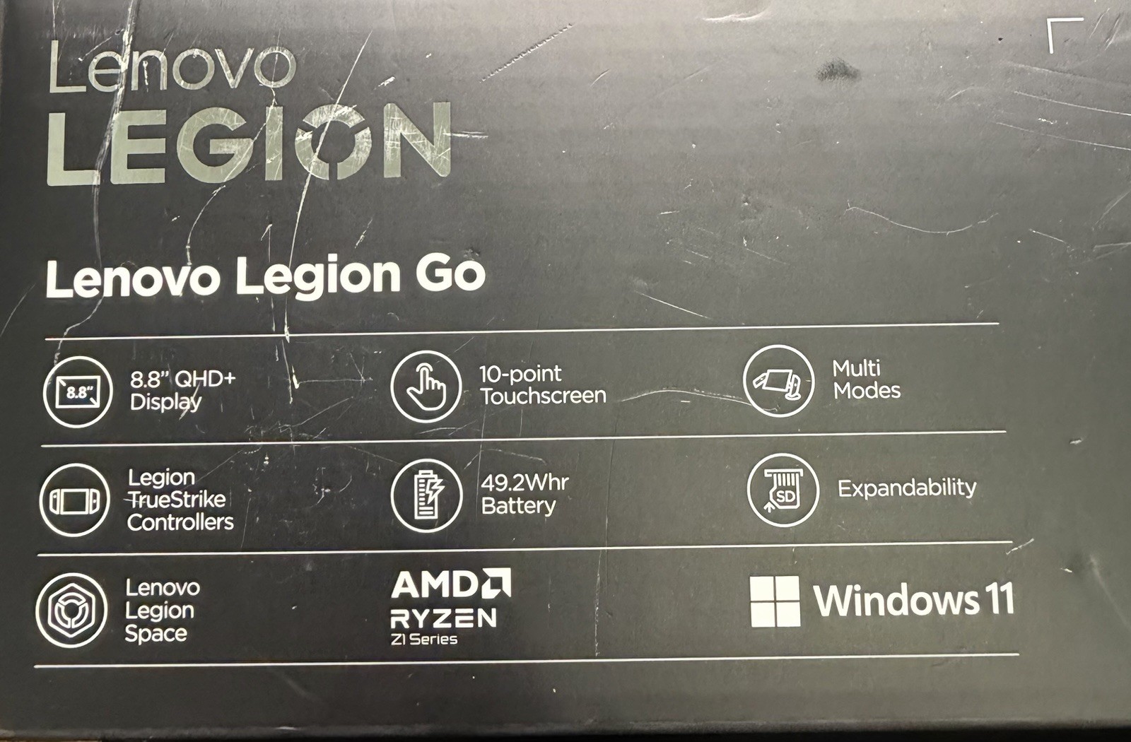 Lenovo Legion Go 8.8 144Hz WQXGA AMD Ryzen Z1 Extreme Shadow 1tb SSD 16gb Ram