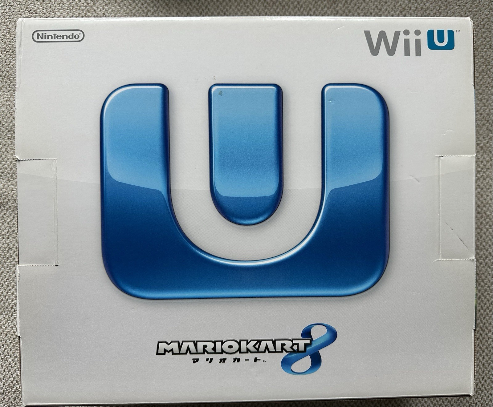 Nintendo Wii U 32GB Console Mario Kart 8 Set White Complete In Box (NTSC-J)