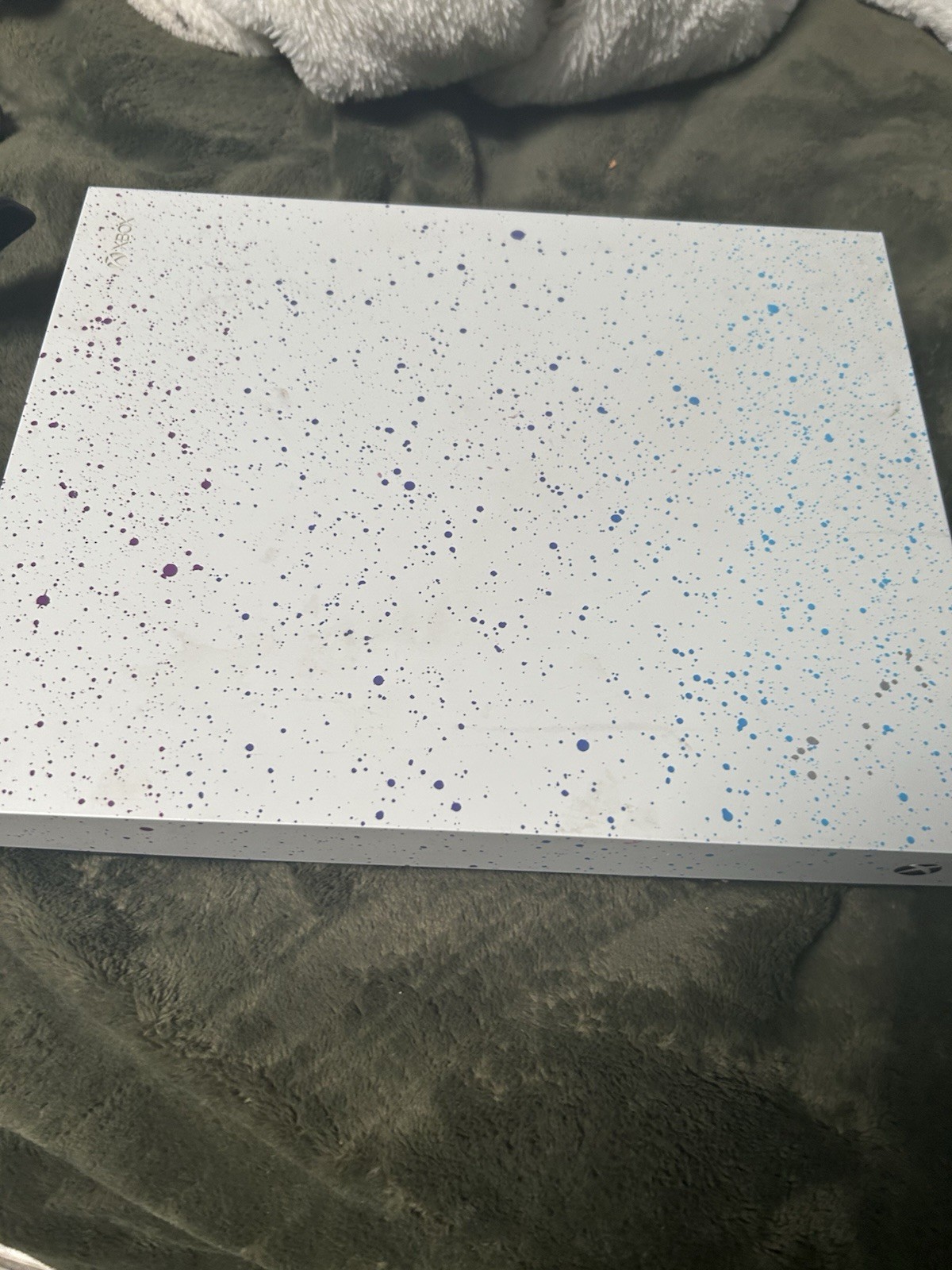 Microsoft Xbox One Console Custom Paint White Black Blue Purple with Controller