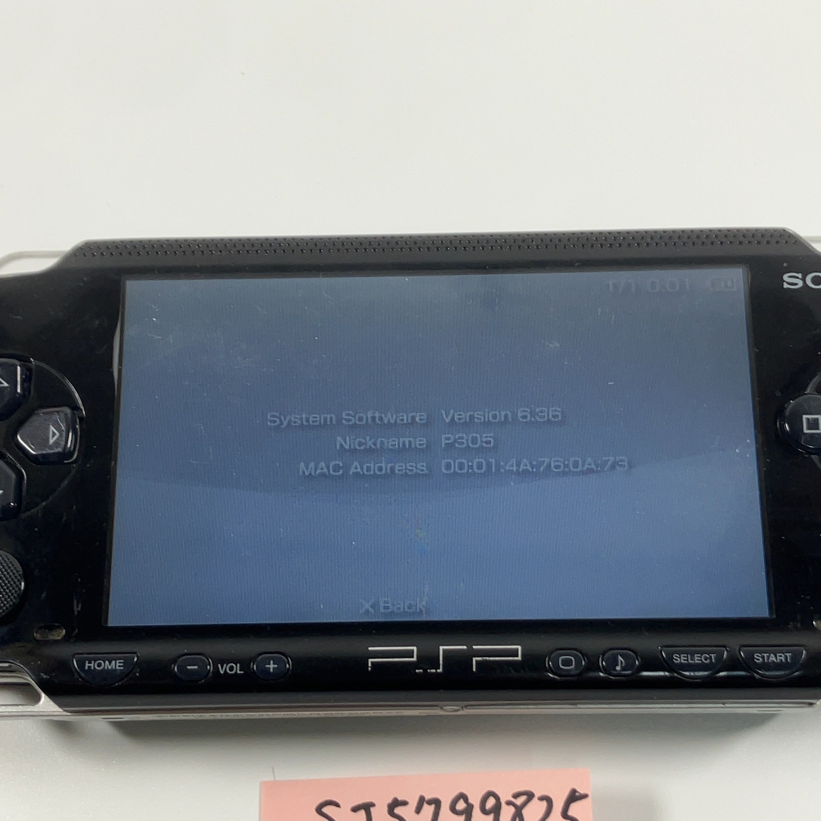 SONY PSP 1000 Black console Region-free w/Battery/Charger/32MB