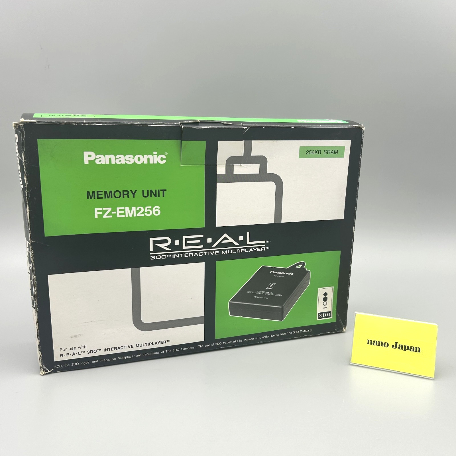 Panasonic 3DO FZ-EM256 REAL Memory Unit 256KB SRAM External Storage Boxed Japan