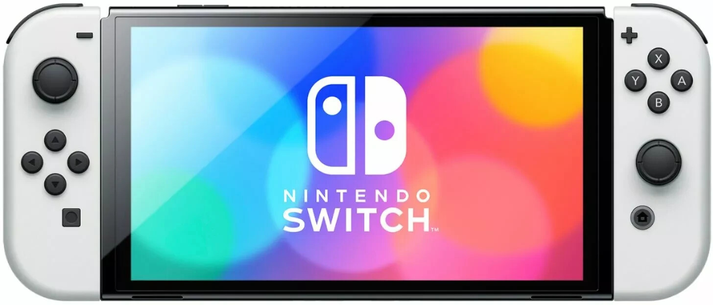 Nintendo Switch OLED 64GB White Joy-Con 2021 Newest – Japan Import with US plug